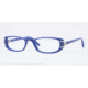 Sferoflex SF1550 Single Vision Prescription Eyeglasses C567-51 - Blue Frame, Demo Lens Lenses