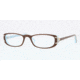 Sferoflex SF1550 Single Vision Prescription Eyeglasses C570-51 - Brown Top On Opalin Azure Frame, Demo Lens Lenses