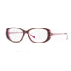 Sferoflex SF1551 Eyeglass Frames C575-52 - Top Plum On Opal Pink Frame