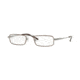 Sferoflex SF2201 Progressive Prescription Eyeglasses, 50mm, Gunmetal/Tabacco, SF2201-S709-50-PRO