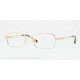 Sferoflex SF2258 Single Vision Prescription Eyeglasses 108-54 - Gold Frame, Demo Lens Lenses