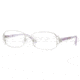 Sferoflex SF2569B Single Vision Prescription Eyeglasses 466-5216 - Palladium Frame, Demo Lens Lenses