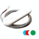 Shadow-Caster LED Lighting Courtesy Light w/2' Lead Wire - White ABS Cover - RGB Multi-Color - 4-Pack 62543