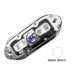 Shadow-Caster LED Lighting SCM-4 LED Underwater Light w/20' Cable - 316 SS Housing - Great White 62514