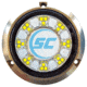 Shadow-Caster LED Lighting SCR-24 Bronze Underwater Light - 24 LEDs - Bimini Blue/Great White 65908