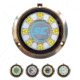 Shadow-Caster LED Lighting SCR-24 Bronze Underwater Light, Blue, Green, Multi, White, White/Blue