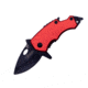 Shadow Cutlery Flickster Lil Sharky Knive, 1-3/4in Stainless Steel Blade, Red, SH2020RD