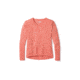 Smartwool Shadow Pine V-Neck Sweater-Women's, Habanero-Moonbeam Heather, Extra Small, SW000345A71-XS