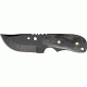 Shadow Tech Backup XL Fixed Knife, 7in, 1095 high carbon steel bowie style blade, Black canvas micarta handle STK010