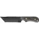 Shadow Tech Ranger Tanto Fixed Knife, 1095 high carbon steel modified tanto blade with b, Full tang. Black canvas micarta handle STK009