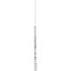 Shakespeare 8ft Galaxy VHF Antenna, 6dB, White/ Steel, 5225-XT