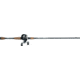 Shakespeare Agility Baitcast Combo, Low Profile Reel No Line, 3Bb, 6.2-1, Alum Spool, 130/12, M, 6 6in, AGLPCBO
