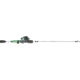 Shakespeare Agility Gel-Tech Spincast Combo, 3.0/1, Right, 6, 6ft. Rod Length, Medium Power, Fast Action, 2 Pieces Rod, Mint, AGGT6/602MM