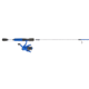 Shakespeare Agility Gel-Tech Spinning Combo, 5.5/1, Right/Left, 30, 6ft. Rod Length, Medium Power, Fast Action, 2 Pieces Rod, Electric Blue, AGGT30/602MB