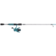 Shakespeare Agility Gel-Tech Spinning Combo, 5.5/1, Right/Left, 30, 6ft. Rod Length, Medium Power, Fast Action, 2 Pieces Rod, Seafoam, AGGT30/602MS