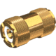 Shakespeare Gold Plated Barrel Connector for PL-259, New Condition SHA-PL-258-G