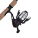 Shakespeare Ladyfish Spinning Combo, 5.5/1, Right/Left, 30, 6ft. Rod Length, Medium Power, 2 Pieces Rod, Pink, LADYSP60M30