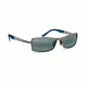 Maui Jim Shark Pit Sunglasses w/ Brushed Silver Frame and Neutral Grey Lenses - 228-17, Quarter View