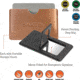 Sharpal Credit Card Diamond Stone Set, Grit Extra Fine L Fine L Coarse, Credit Card Size, Ring Grip Holding, Mirror Polished On Rear Side For Emergency Signaling, Leather Slip Pouch For Each, 116N