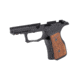 Sharps Bros Sharps Bros P365X/P365XL Pistol Grip Module, Black Anodize With Brazilian Cherry Grips, Manual Safety Cut, SPB-SBGM02-G3