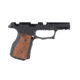 Sharps Bros Sharps Bros P365X/P365XL Pistol Grip Module, Black Anodize With Brazilian Cherry Grips, Manual Safety Cut, SPB-SBGM02-G3