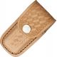 Sheath Leather Belt Pouch, Tan, Fits 3in. to 3 1/2in. Knife SH203