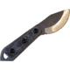 Shed Knives Skur Mic Fixed Blade Knife, 3.25in, Heat-Treated Stainless Blade, Black, SK23SKMB