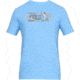 SHED, Under Armour Fish Icon Novelty Tee - Mens, Carolina Blue, Large, 1328160-475-L