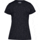 SHED, Under Armour Tech Wordmark Tee - Womens, Black, Small, 1345686-1-S