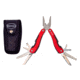 Sheffield 12-in-1 Folding Multi Tool with Pouch, Red 12988