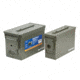 Sheffield 2-Piece Military Style .30 Cal And .50 Cal Ammo Can Set, Matte Green 12624S