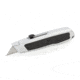 Sheffield Comfort Grip Retractable Utility Folding Knife, Silver, Black, 12243