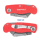 Sheffield Lock Back Utility Folding Knife, 3.5in, Red, 12614