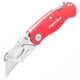 Sheffield Lock Back Utility Folding Knife, 3.5in, Red, 12614