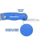 Sheffield Mini Ultimate Lock Back Utility Folding Knife, Blue, 12116
