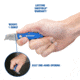 Sheffield Mini Ultimate Lock Back Utility Folding Knife, Blue, 12116
