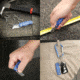 Sheffield Mini Ultimate Lock Back Utility Folding Knife, Blue, 12116