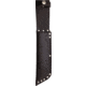 Sheffield MOD Pattern Fixed Knife, Black Oxide coated carbon steel blade, fiber handle SHE004