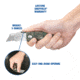 Sheffield Quick Change Lock Back Utility Folding Knife, 6.5in, ABS Handle, Camo, 12131