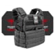 Shellback Tactical Banshee Active Shooter Kit with Level IV Model 4S17 Armor Plates, Black, One Size, SBT-BANRIF-4S17-BK