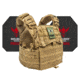 Shellback Tactical Banshee Elite 2.0 Active Shooter Kit with Level IV Model 4S17 Armor Plates, Coyote, One Size, SBT-BANELT-4S17-CT