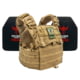 Shellback Tactical Banshee Elite 2.0 Lightweight Level IV Ceramic Plates Armor Kit, Coyote, One Size, SBT-BANELT-4SICMH-CT