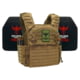 Shellback Tactical Banshee Elite 3.0 Level IV Body Armor Kit w/ Model 4SICMH Ceramic Plates, Coyote, 2XL/3XL, SBT-BANELT3-4SICMH-CT-2X3X
