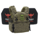 Shellback Tactical Banshee Elite 3.0 Lightweight Level III Armor System, SAPI Cut, Single Curved, 10x12in, Ranger Green, 2XL/3XL, SBT-BANELT3-LON-III-P-BK-2X3X