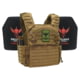 Shellback Tactical Banshee Elite 3.0 Lightweight Level III Armor System, SAPI Cut, Single Curved, 10x12in, Coyote, Small/Medium, SBT-BANELT3-LON-III-P-CT-SM