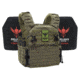 Shellback Tactical Banshee Elite 3.0 Lightweight Level III Armor System, SAPI Cut, Single Curved, 10x12in, Ranger Green, Small/Medium, SBT-BANELT3-LON-III-P-RG-SM