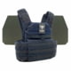 Shellback Tactical Banshee Rifle Level IV Body Armor Kit with Model L410 Plates, Navy Blue, One Size, SBT-BANRIF-L410-NB