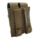 Shellback Tactical Double Pistol Mag Pouch, Molle compatible, Coyote, One Size, SBT-5000-CT