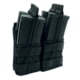 Shellback Tactical Double Stacker Open Top Pouch for Four M4/AR15 Mag, Black, One Size, SBT-2200-BK