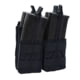 Shellback Tactical Double Stacker Open Top Pouch for Four M4/AR15 Mag, Navy Blue, One Size, SBT-2200-NB